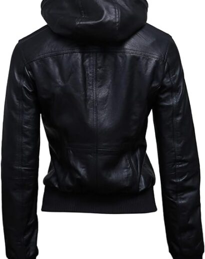Sleek Rider Leather Jacket Women