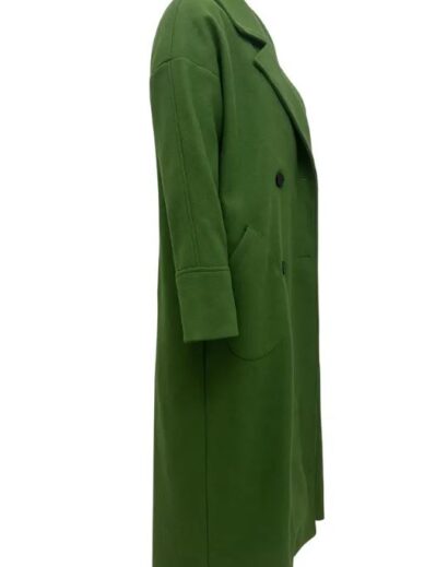 Womens Green Trench Coat