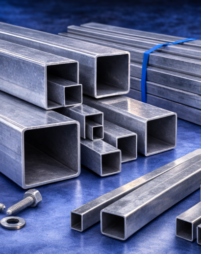 Galvanised square pipes 2