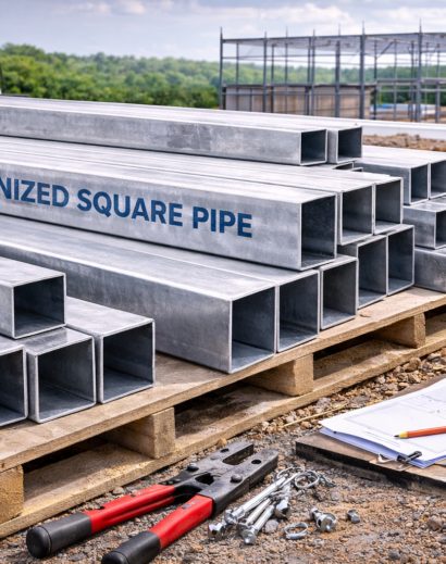 Galvanised square pipes 3